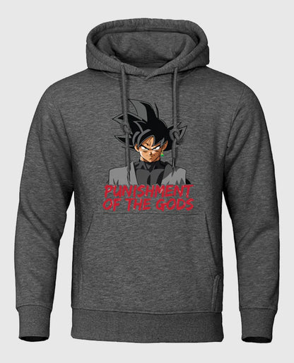 Goku Punishment Gray Hoodie
