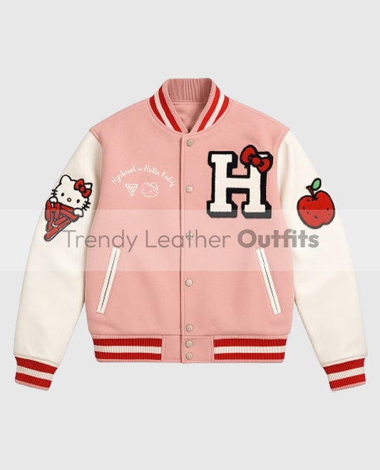 Hello Kitty Varsity Pink Jacket