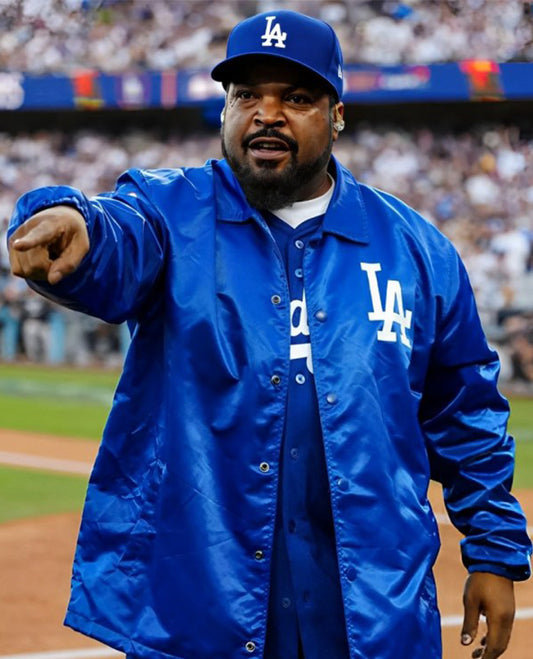 Ice Cube LA Dodgers Blue Jacket