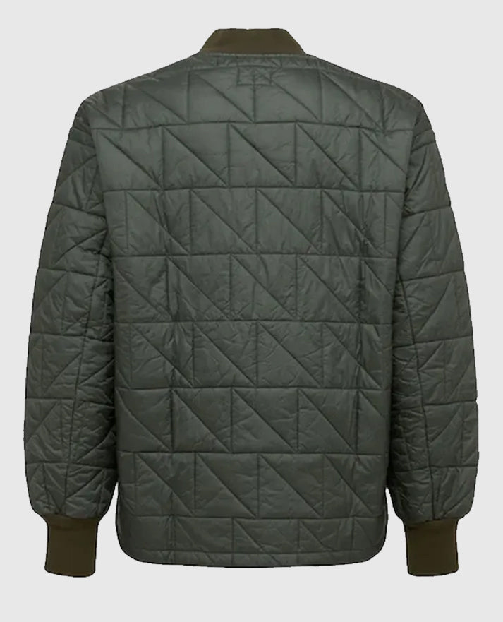 Jabari Banks Bel-Air 2022 quilted Gray Jacket