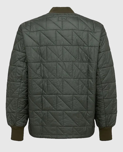 Jabari Banks Bel-Air 2022 quilted Gray Jacket