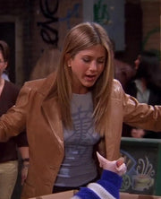 Jennifer Aniston Friends Season 5 Leather Blazer