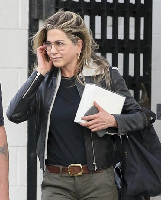 Jennifer Aniston Leather Biker Jacket