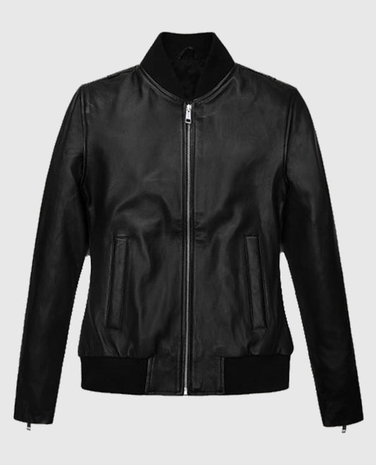 Jennifer Aniston Leather Black Biker Jacket