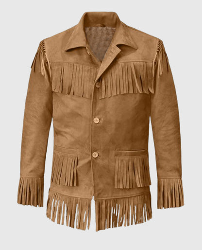 Jon Voight Midnight Cowboy Leather Brown Jacket