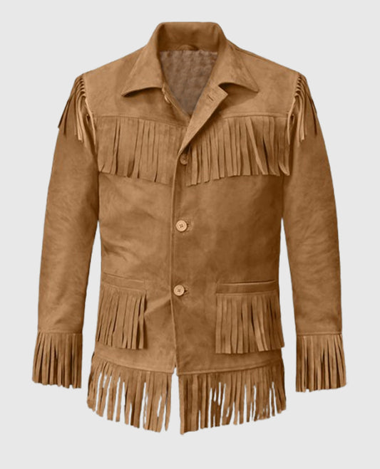 Jon Voight Midnight Cowboy Leather Brown Jacket