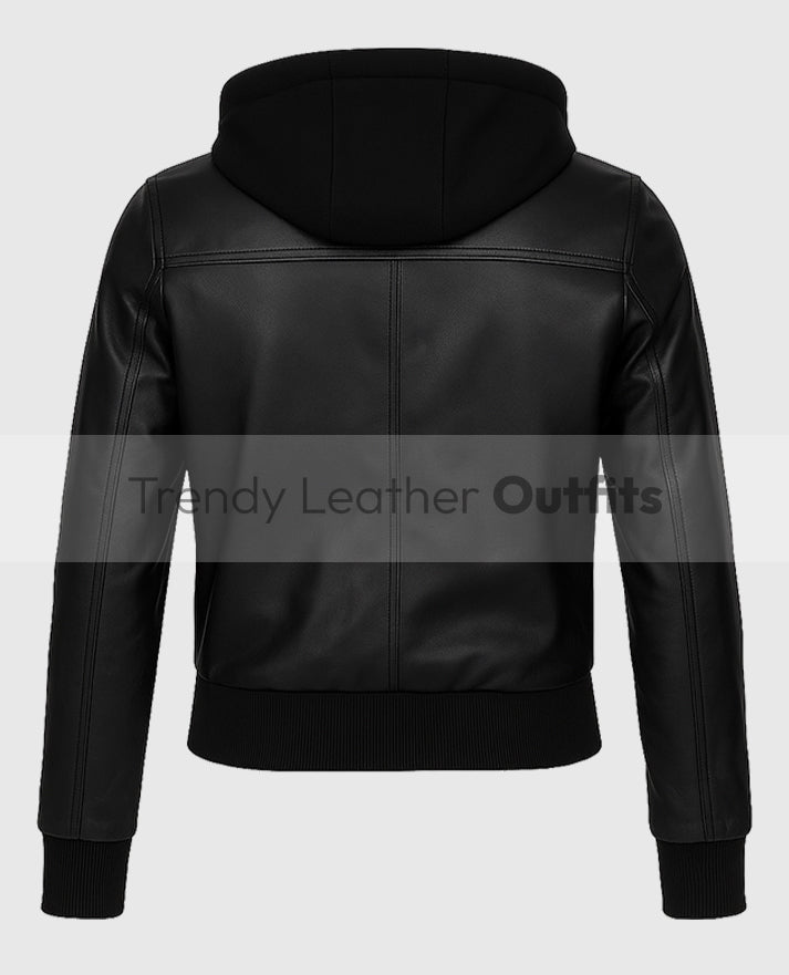 Kathryn Newton Supernatural Black Leather Jacket