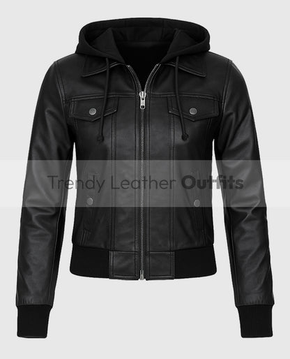 Kathryn Newton Supernatural Leather Jacket