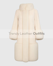 Kelly Clarkson Rockefeller Center Christmas Tree White Coat