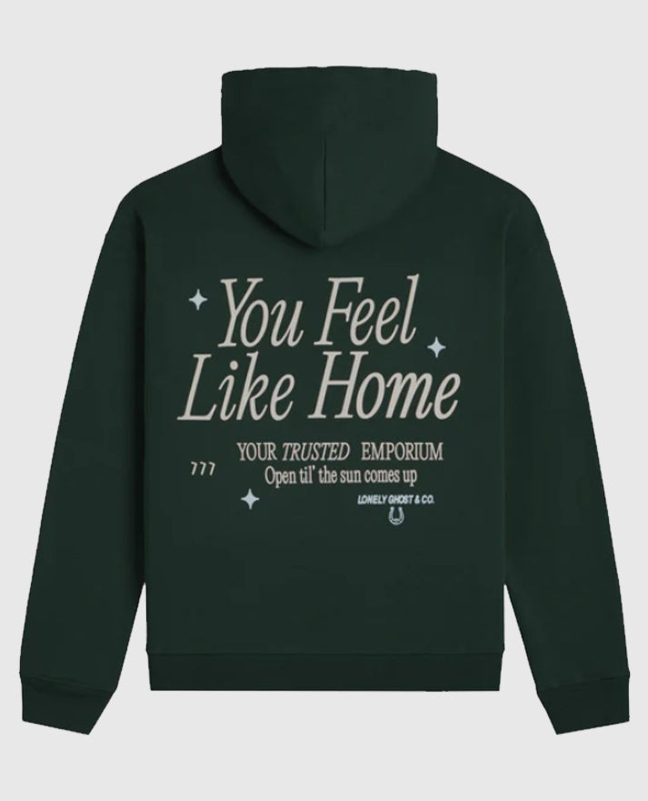 Lonely Ghost Green Hoodie