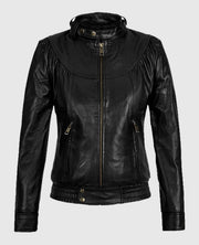 Meagan Good Black Leather Jacket