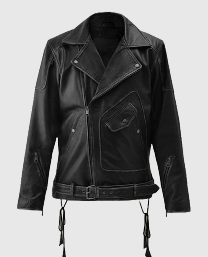 Men's Biker Street Style Leather Jacket