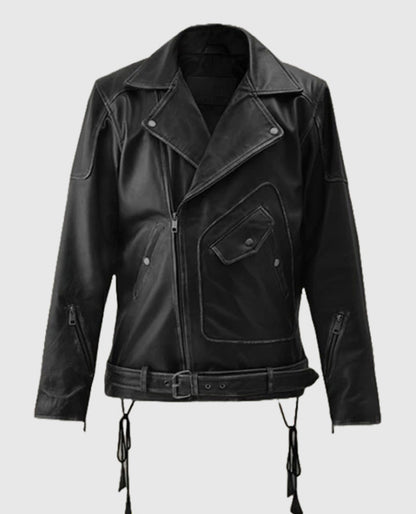 Men's Biker Street Style Leather Jacket