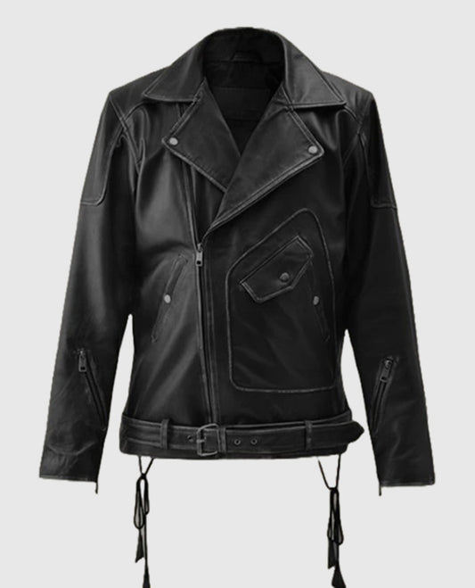 Men's Biker Street Style Leather Jacket