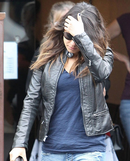 Mila Kunis Leather Jacket