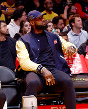 NBA 2023 LeBron James Blue Varsity Jacket