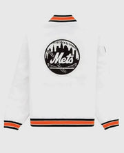 New York Mets White Varsity Jacket
