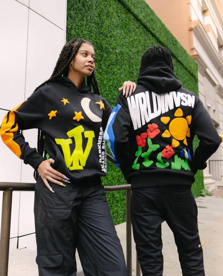Night Or Day Black Hoodie