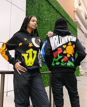 Night Or Day Black Hoodie