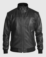 Richard Madden Black Leather Jacket