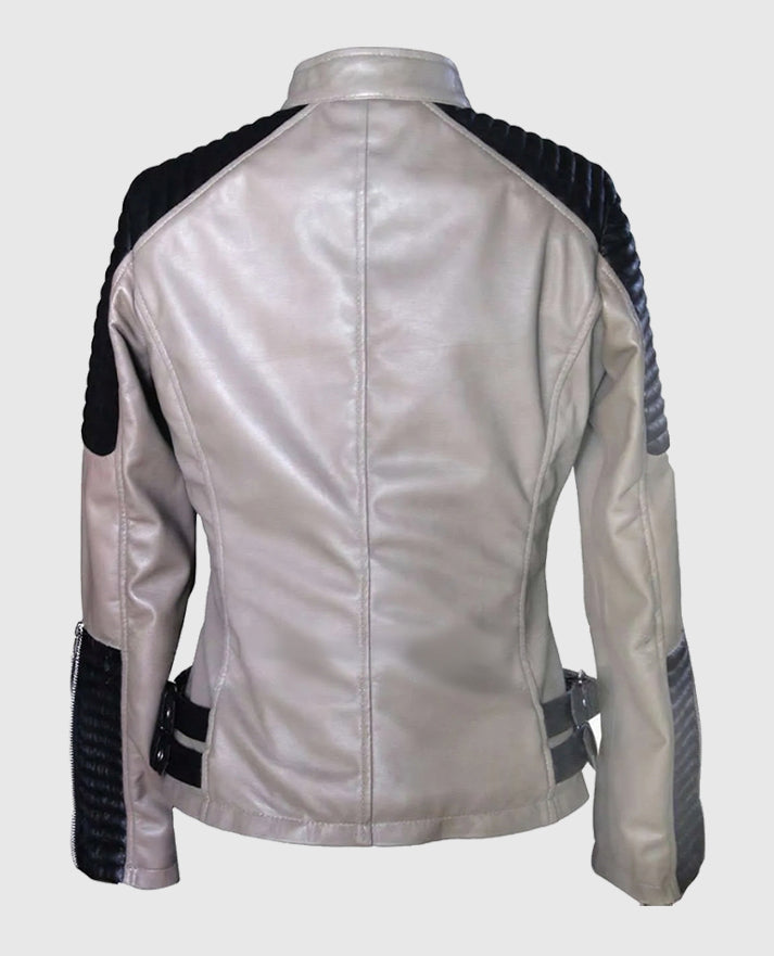 Rosita Espinosa The Walking Dead Leather Biker Jacket