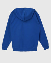 SP5DER Web Suit Blue Hoodie Rhinestone