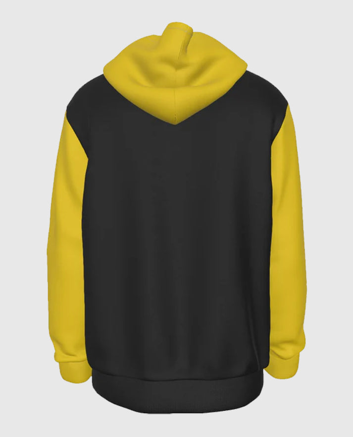 Saiyan Adidas Yellow and Black Pullover Hoodie