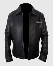 Sons Of Anarchy Black Biker Leather Jacket