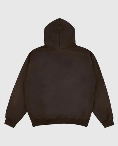 Sp5der x Travis Scott Cactus Jack Days Before Rodeo Brown Hoodie