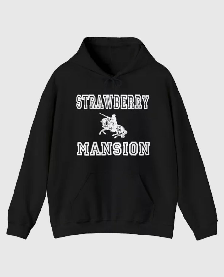 Strawberry Mansion Black Hoodie