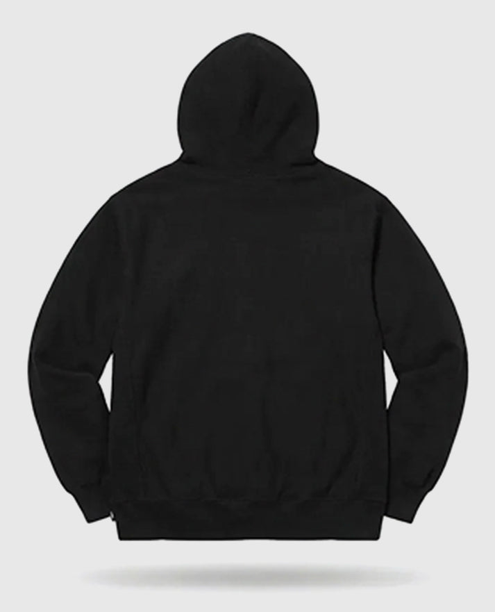 Supreme Cross Box Logo Black Pullover Hoodie