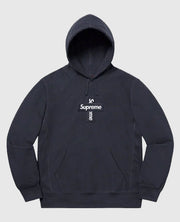Supreme Cross Box Logo Hooded Sweatshirt