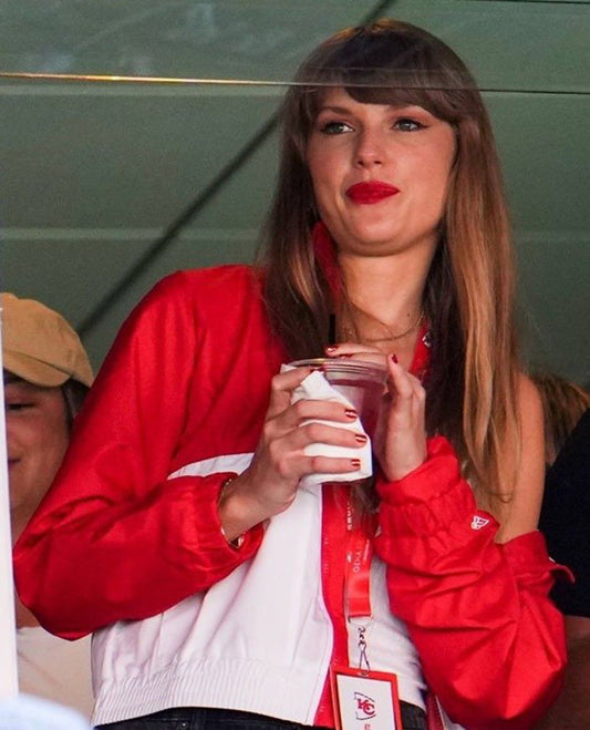 Taylor Swift's Kansas City Chiefs jacket