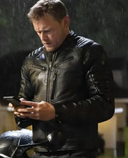 The Couple Next Door 2023 Sam Heughan Leather Jacket
