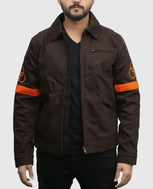 The Walking Dead Rick Grimes CRM Brown Jacket
