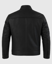 Tom Cruise Jack Reacher Never Go Back Leather Black Jacket