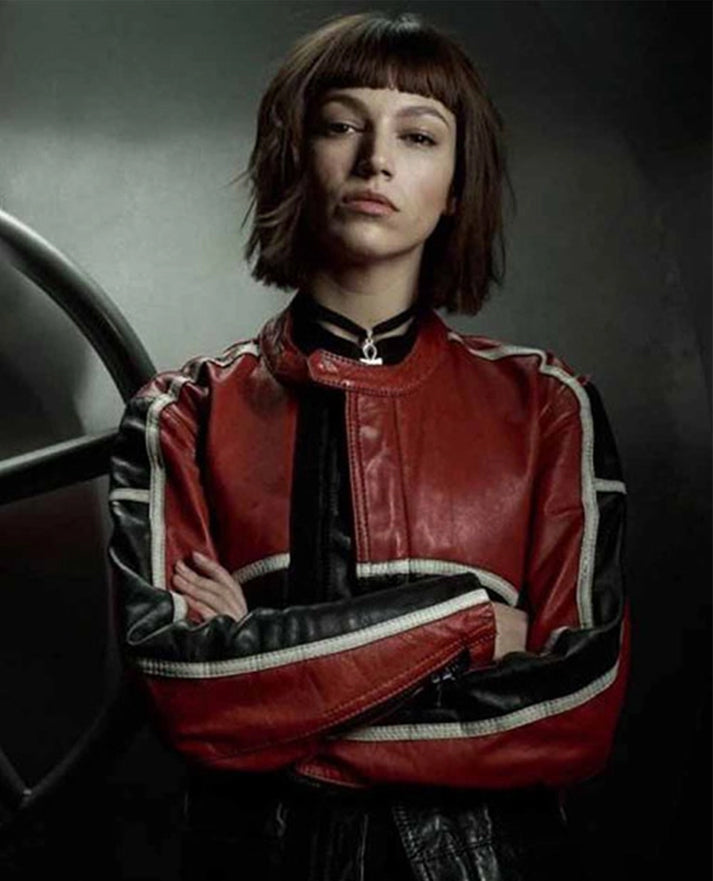 Ursula Corbero Money Heist Tokyo Leather Jacket