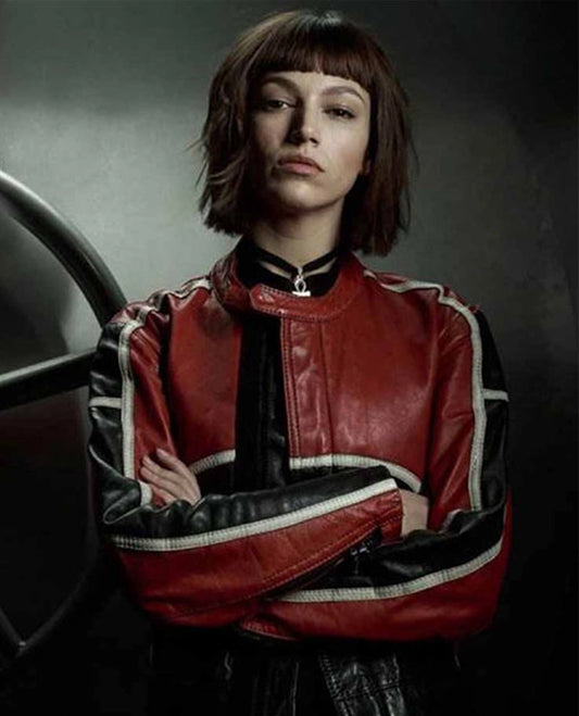 Ursula Corbero Money Heist Tokyo Leather Jacket