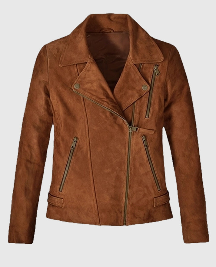 Vanessa Hudgens Brown Leather Jacket - second image