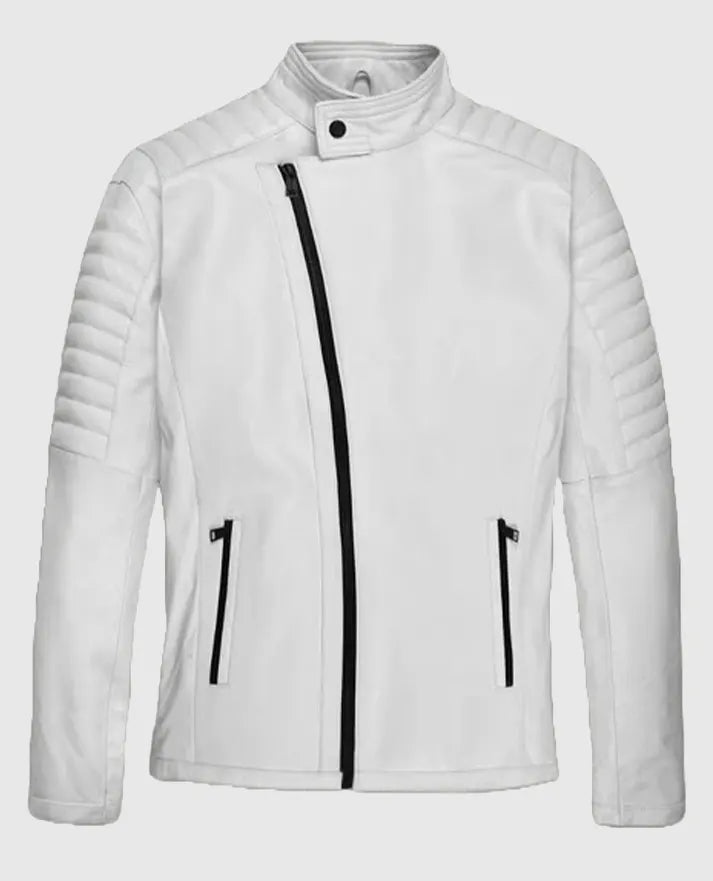 Vin Diesel White Leather Jacket - second image
