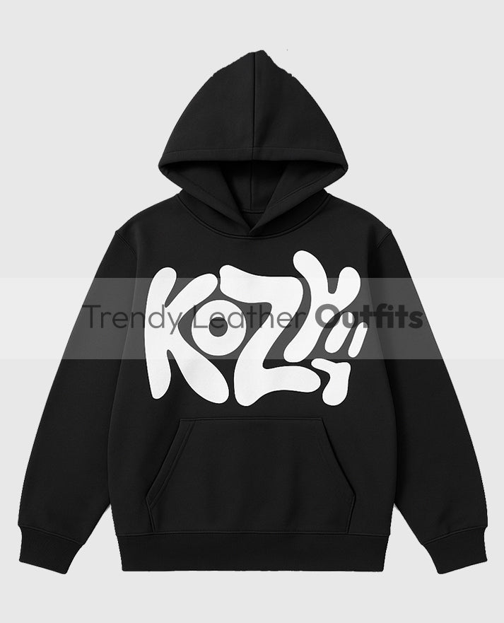 Y2K Kozy Black Hoodie