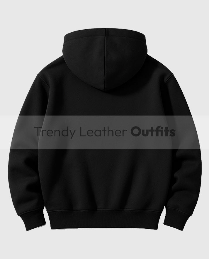 Y2K Kozy Black Pullover Hoodie