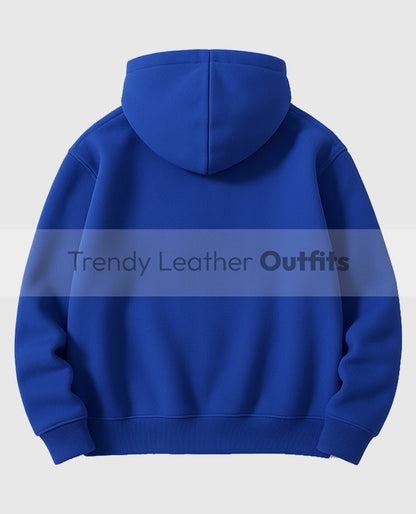 Y2K Kozy Blue Hoodie