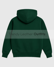 Y2K Kozy Green Pullover Hoodie