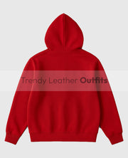 Y2K Kozy Red Hoodie