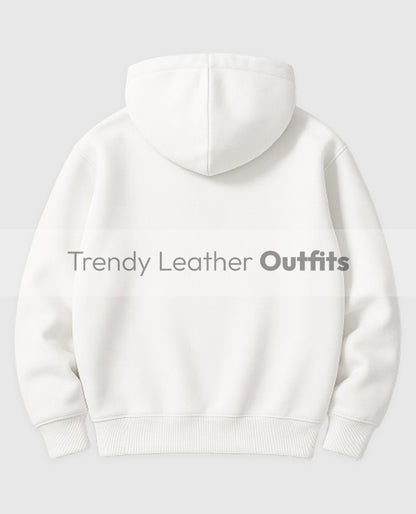 Y2K Kozy White Pullover Hoodie