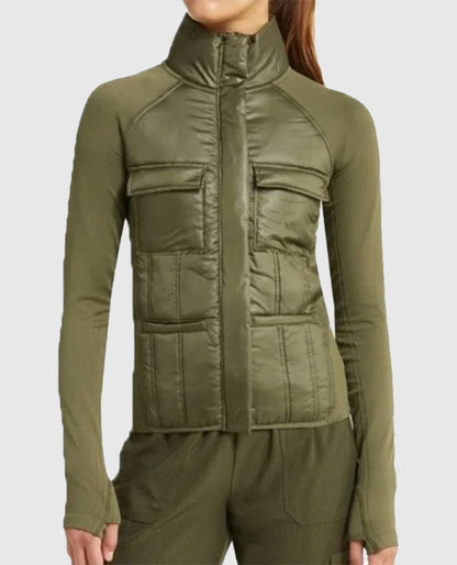 Zella Hybrid Green Jacket