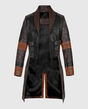Zoe Saldana Guardians of the Galaxy Leather Coat
