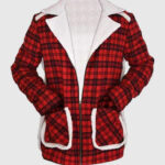 Deadpool Ryan Reynolds Wade Wilson Red Shearling Jacket