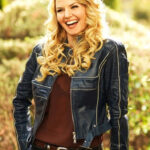 Jennifer Morrison Once Upon a Time Blue Leather Jacket